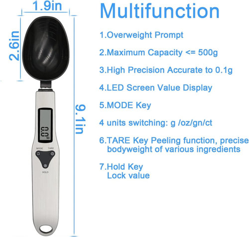 Cuillère électronique de Balance cuisine